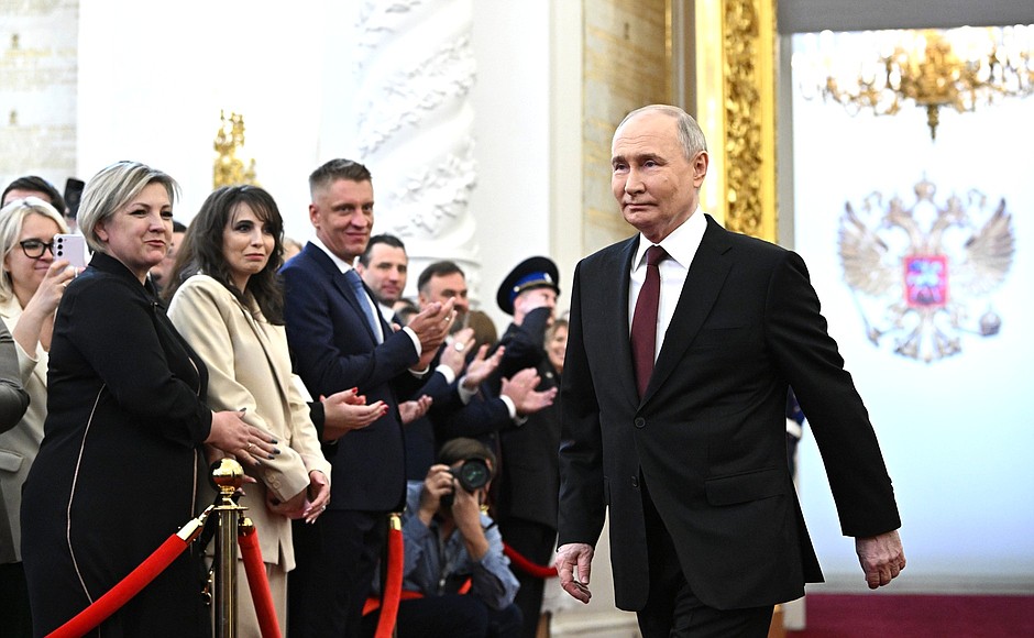 Владимир Путин вступил в должность Президента России