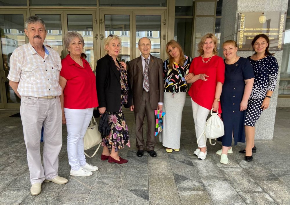 Делегация Московского Дома ветеранов приняла участие в мероприятии памяти жертв Великой Отечественной войны и геноцида белорусского народа