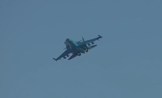 Боевая работа экипажа Су-34