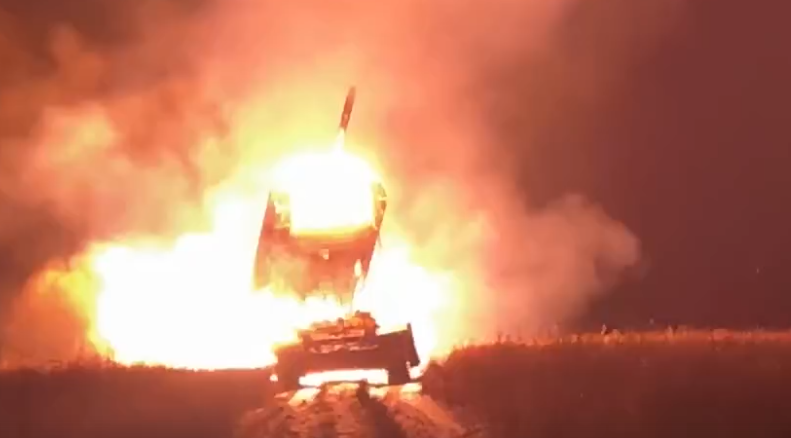 Боевая работа экипажа ТОС-1А «Солнцепёк» группировки войск «Запад»