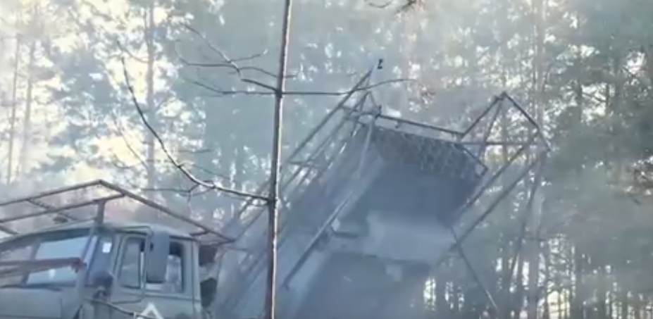 Боевая работа РСЗО «Град» «Запад»
