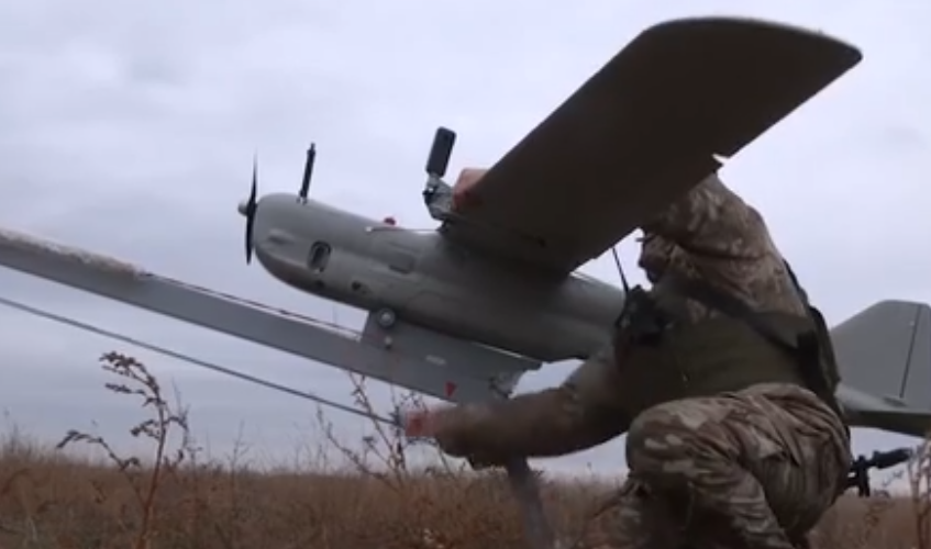 Боевая работа операторов БпЛА «Орлан-10» ГрВ «Днепр»