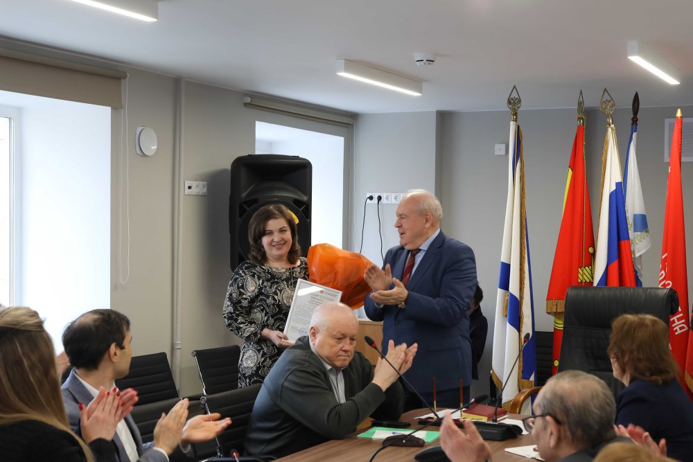 Ибрагимовой Рамиле Гаяровне вручили Благодарственное письмо Московского Дома ветеранов