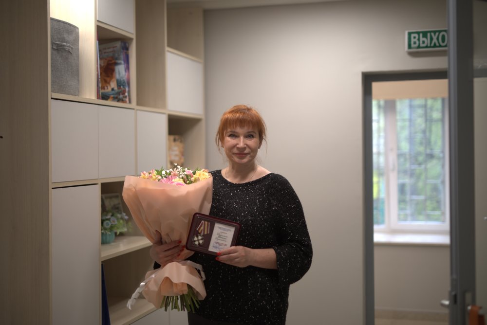 Путилина Наталья Борисовна награждена медалью «За заботу о ветеранах войн».