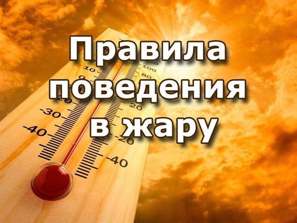 Правила поведения в жару