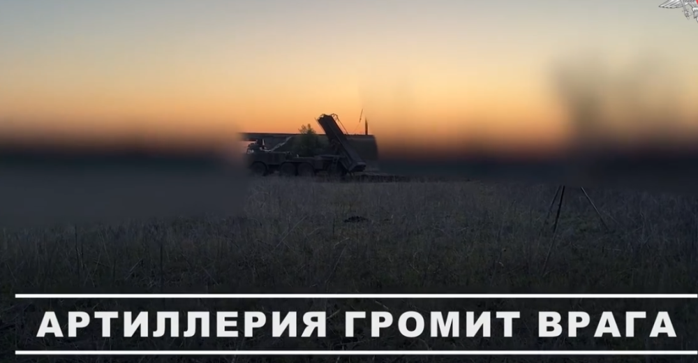 Боевая работа артиллерийских расчетов